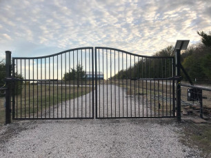 Ornamental Double Swing Gate