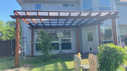 Standard Pergola w/ Posts, Headers, Rafters